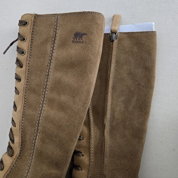 Sorel Joan of Arctic Il wedge Cate Tall Waterproof boots 7 NEW RARE🍒 - Picture 2 of 14